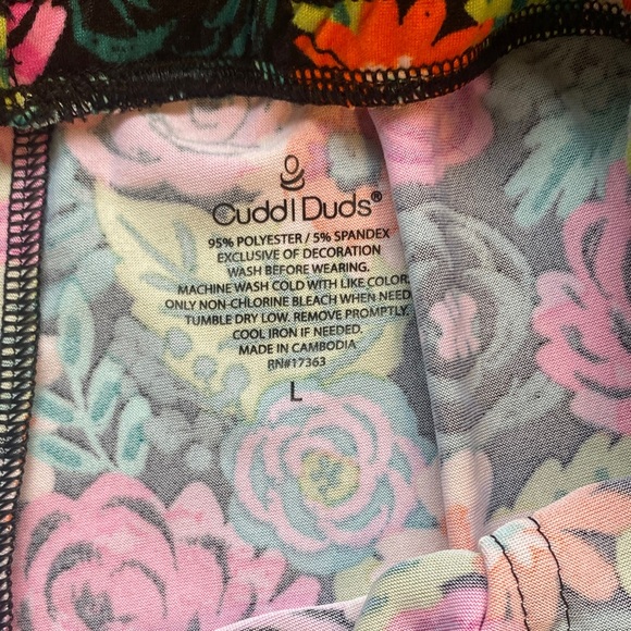 Cuddl Duds Floral Pajama Set - Multicolor - Picture 5 of 5